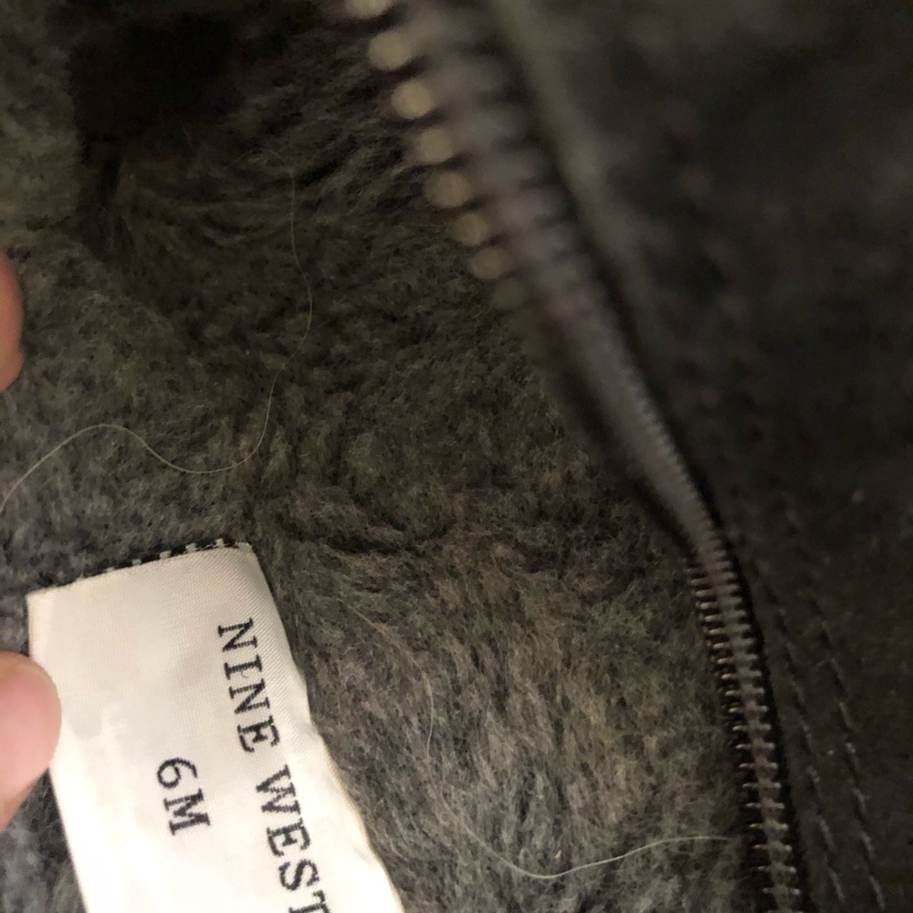 Nine West Black Suede knee high boots size 6. - Picture 7 of 7